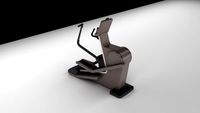 Synchro Gym Cardio Trainer 3D Model