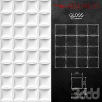 3D панель Gloss