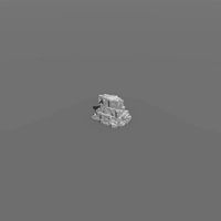 Voxel - Type1 Stone - Low-poly 3D Model