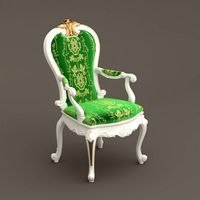 Baroque ChairB1 3D Model