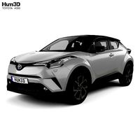 Toyota C-HR with HQ interior 2017