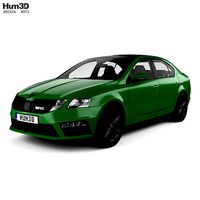 Skoda Octavia RS liftback with HQ interior 2017