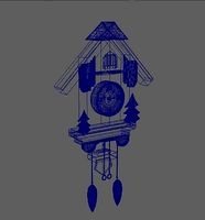 old clock 3d model