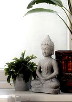 Small White Buddha sculpture photoscanned model