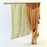 карниз для штор в с\у Monterno CD-2 bronze
