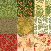 Подборка тканей с цветочным мотивом