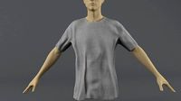 T-shirt Low poly