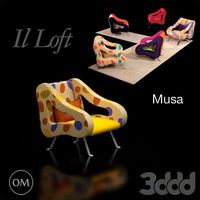 L Loft, кресло musa