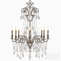 Currey & Company Lillian chandelier 9051