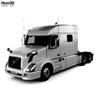 Volvo VNL Low Roof Sleeper Cab Tractor Truck 2011