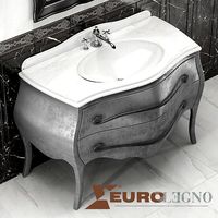 Умывальник eurolegno narciso и плитка Piemme