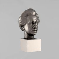A bust of Einstein 3D Model
