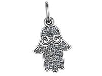 Pendant diamonds Hamsa | 3D