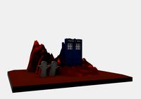 Diorama Doctor Who Trenzalore  | 3D