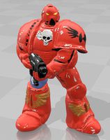 Warhammer model Space marine | 3D