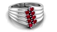 Personalized Family Birthstone Ring | 3D