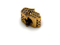 hamsa hand charm ball  | 3D