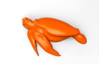 Printable Sea Turtle Relief | 3D