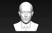 Mark Zuckerberg bust 3D printing ready obj stl formats | 3D