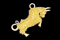 566 Lucky Gaur Pendant | 3D