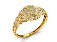 553 Diamond Bangle  | 3D