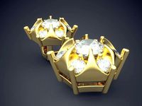 Pendant With Diamonds 1888 | 3D