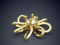 Astonishing Flower Design Pendant | 3D