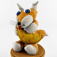 Toy fox Alice 3D Model
