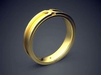 Engraved Ring 2644 | 3D