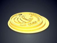 Engraved Pendant 281 | 3D