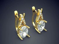 Extraordinary Raindrop Earrings | 3D