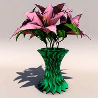 wavy vase | 3D