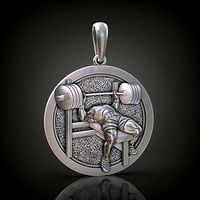Barbell bench press GYM athlete | 3D