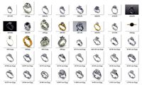 Collection- Bulk Rings-0015-3dm with stones-40 Files | 3D