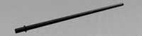 Lacrosse stick shaft 42 inches long | 3D