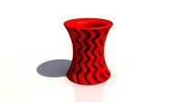 vaso a onde v2 3d print | 3D