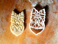 Collie dog cookie cutter version 1 | 3D