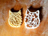 Collie dog cookie cutter version 2 | 3D