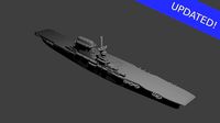 Lexington Class Aircraft Carrier | 3D