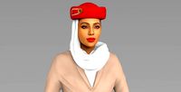 Emirates Airline stewardess ready for full color 3D printing | 3D