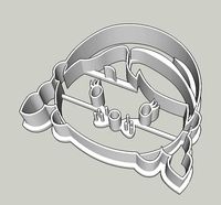 Tsum Tsum Ana of Frozen Cookie Cutter | 3D