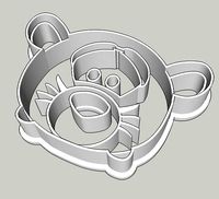 Tsum Tsum Tigger Cookie Cutter | 3D