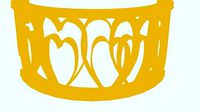 heart in heart band | 3D