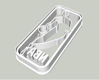 NBA Logo Cookie Cutter 3 inches | 3D