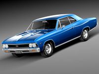 Chevrolet Chevelle SS 1966 3D Model
