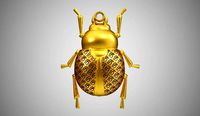 Scarab Necklace | 3D