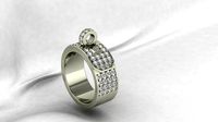 Hermes Diamond ring | 3D