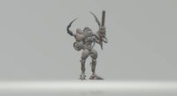 Mech Knight with Dual Autocannons | 3D