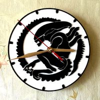 Wall clock ALIEN | 3D