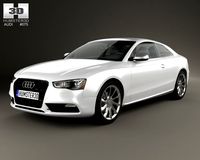 Audi A5 8T3 coupe 2012 3D Model